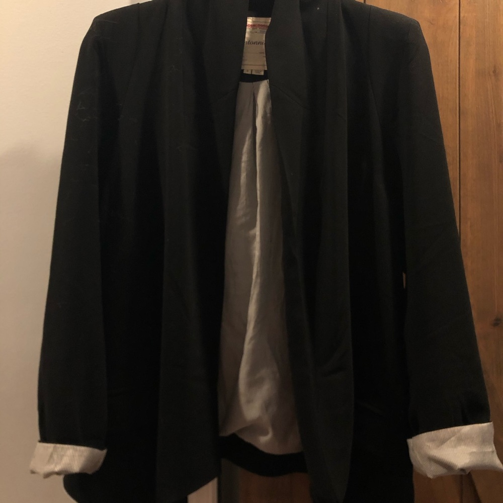 Anthropologie black blazer